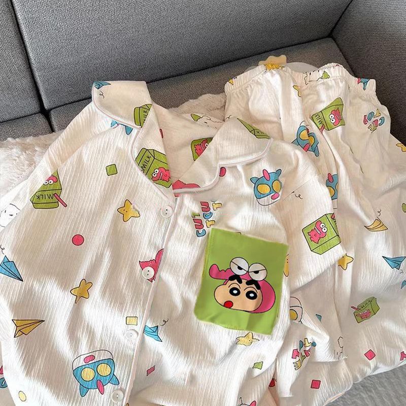 Summer Away Clothing - 2 Buah Set Piyama Anak-anak Crayon