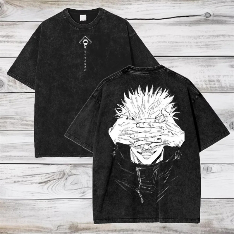 Summer Away Clothing - Kaos Gojo Satoru Jujutsu Kaisen Pria