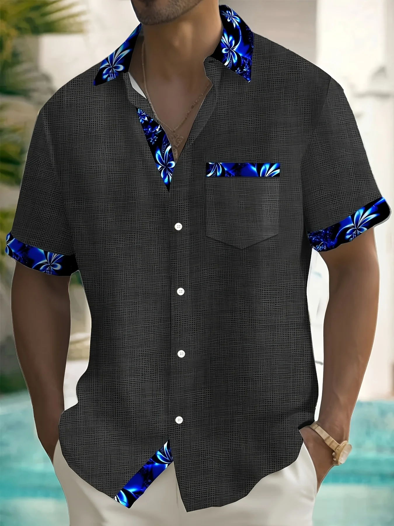 Beach Shirt Hawaiian - Kemeja Hawaii Lengan Pendek Pria Wanita
