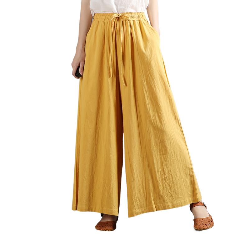 Palazzo Pant Wide - Celana Kulot Wanita Musim Semi 2026,