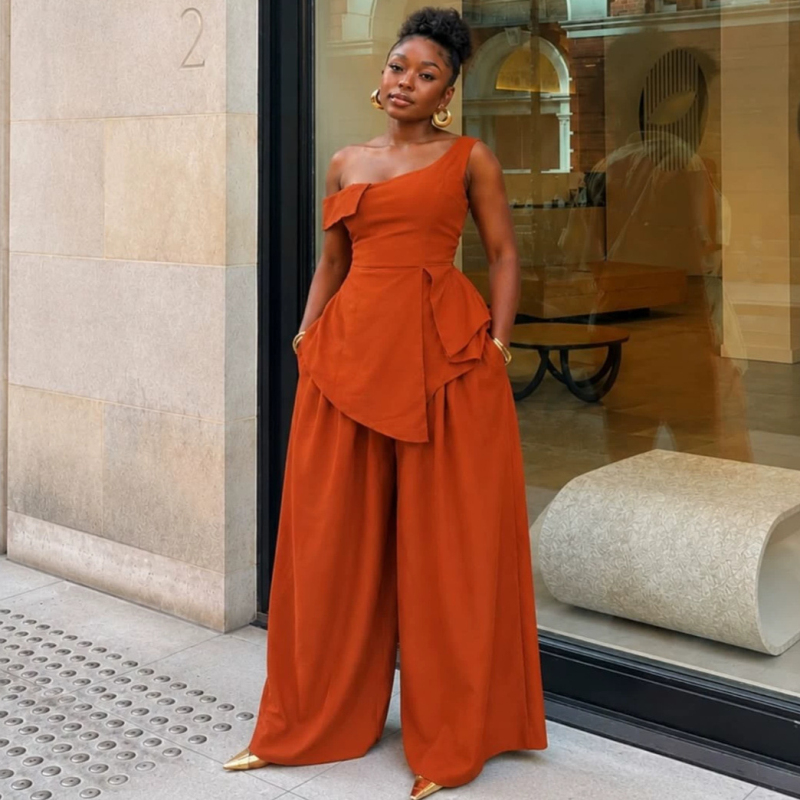 Off Shoulder Blouse - Desain Baru Busana Wanita Afrika Set