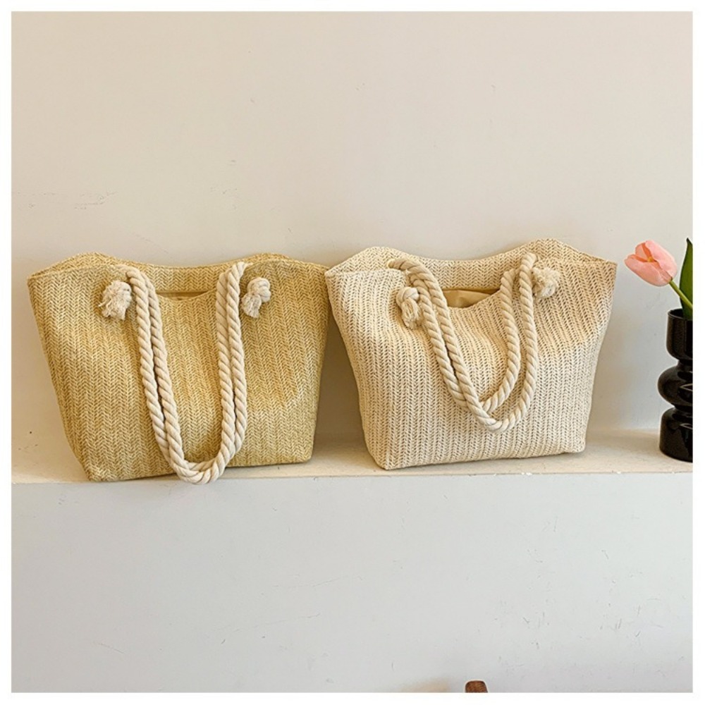 Beach Bag Straw - Tas Pantai Musim Panas Baru Kapasitas