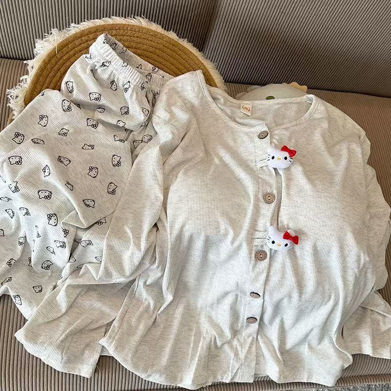 Summer Clothes - Piyama Hello Kitty dengan Bantalan Dada