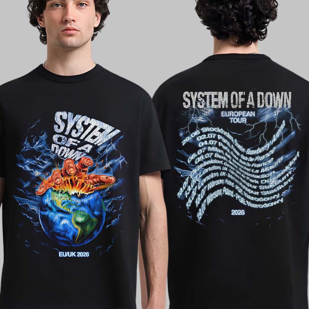 Summer Clothing Uk Men - Kaos System of A Down European
