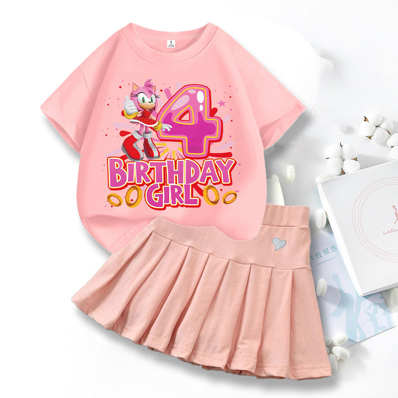 Summer Loving Clothing - 2 Buah Setelan Kaus Gaun Sonics