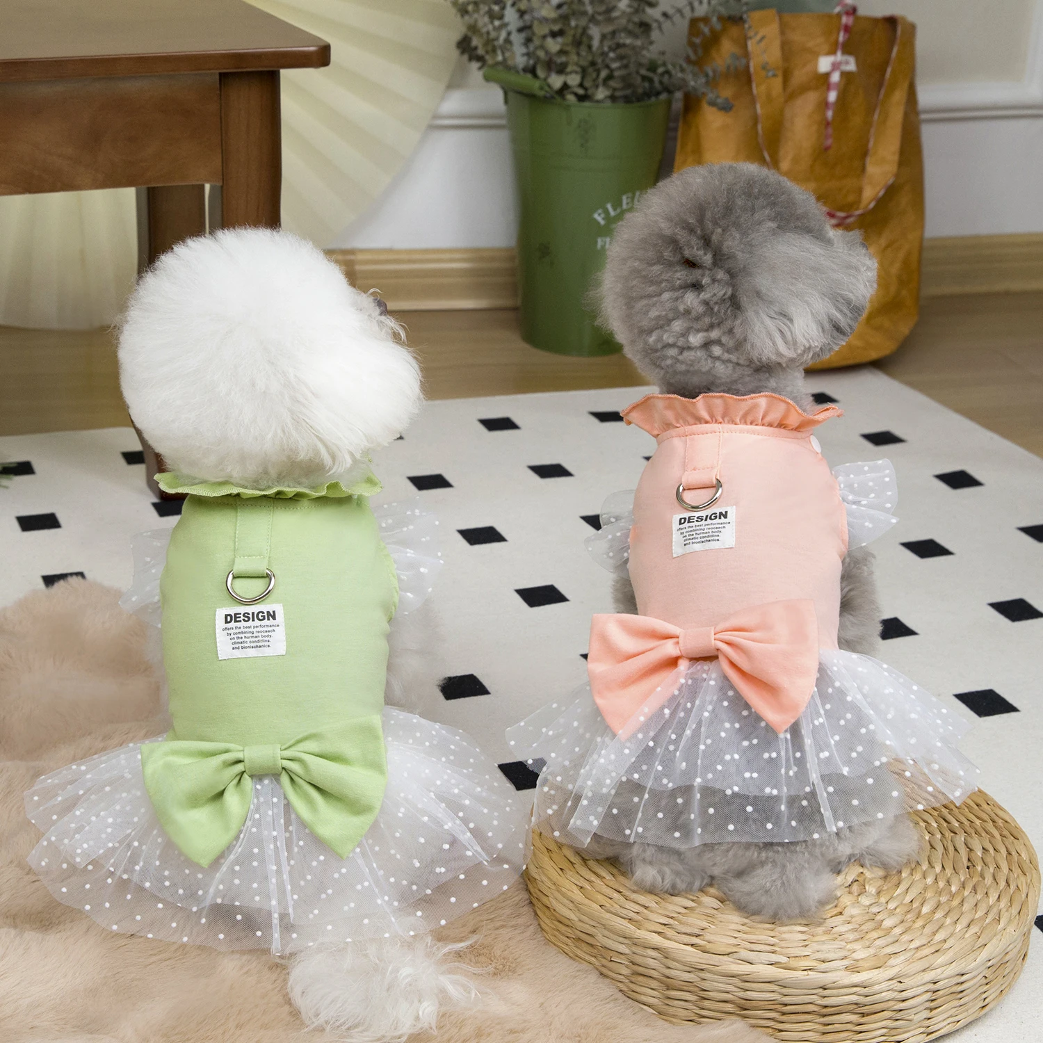 Summer Loving Clothing - Gaun Musim Panas Anjing Lucu Rok