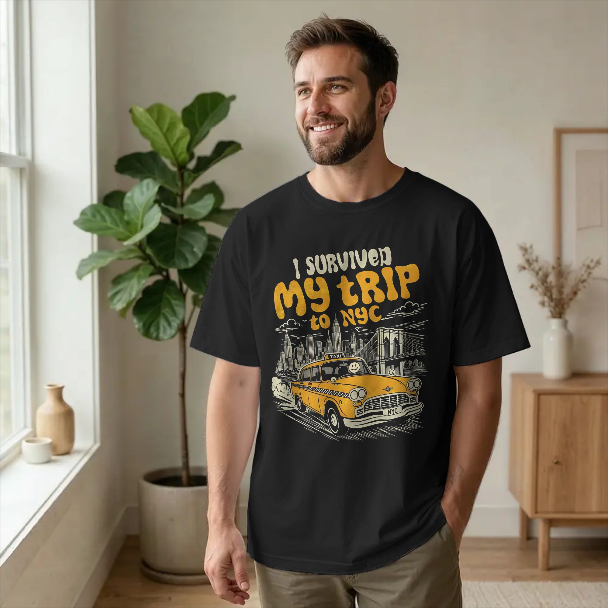 Summer Clothing Nyc - Kaos Vintage Lucu 'Saya Selamat dari