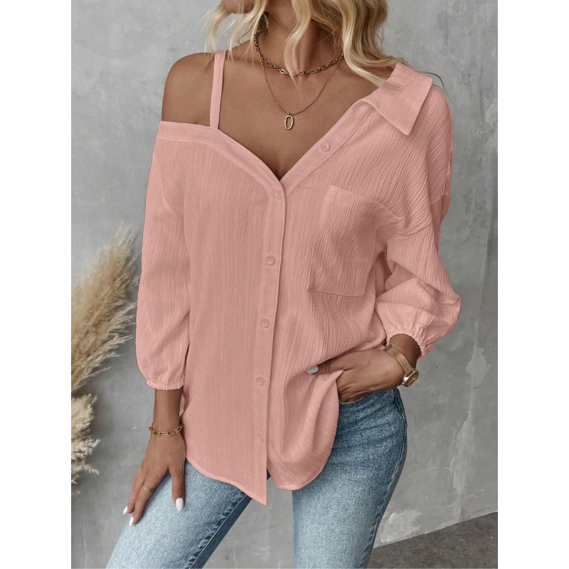 Off Shoulder Blouse - Blus Wanita Ukuran Besar 1XL-5XL Atasan