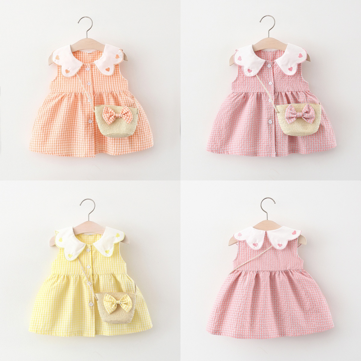 Summer Clothing Baby Girl - Gaun Anak Perempuan Musim Panas Bermotif