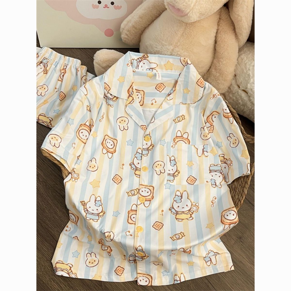 Set Piyama Lengan Pendek Berga - Summer Away Clothing ulasan dan harga
