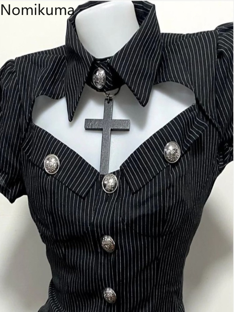 Set Dua Potong Goth Pakaian Wa - Summer Goth Clothing ulasan dan harga
