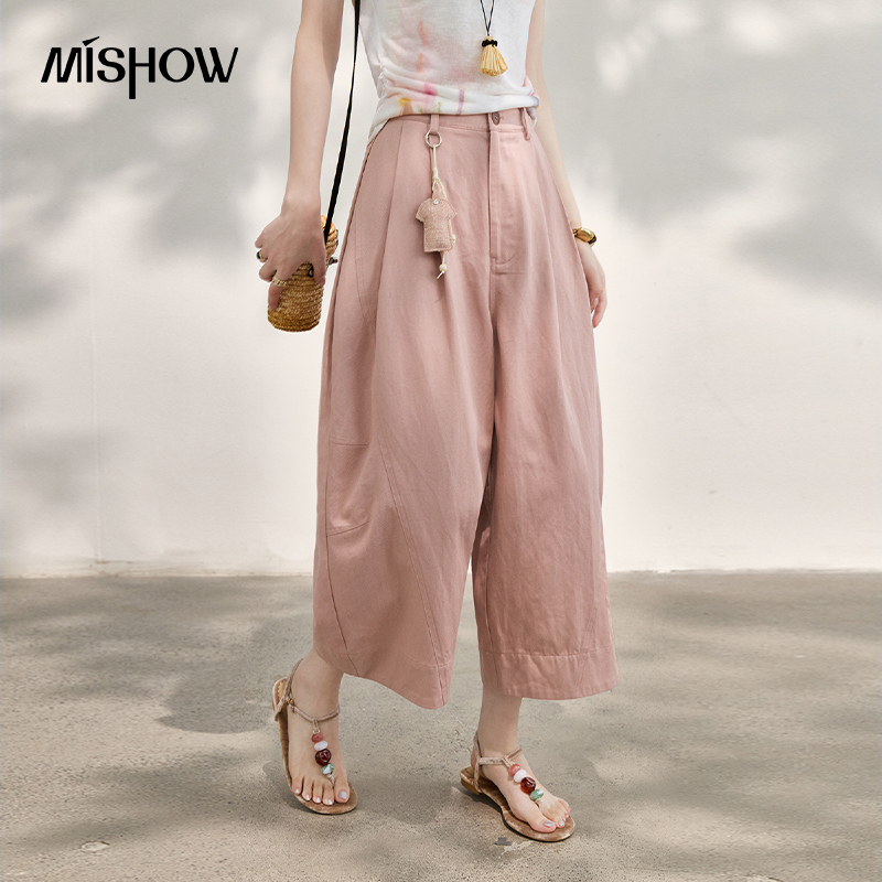 MISHOW Celana Pendek Berlipat  - Palazzo Pant Wide ulasan dan harga
