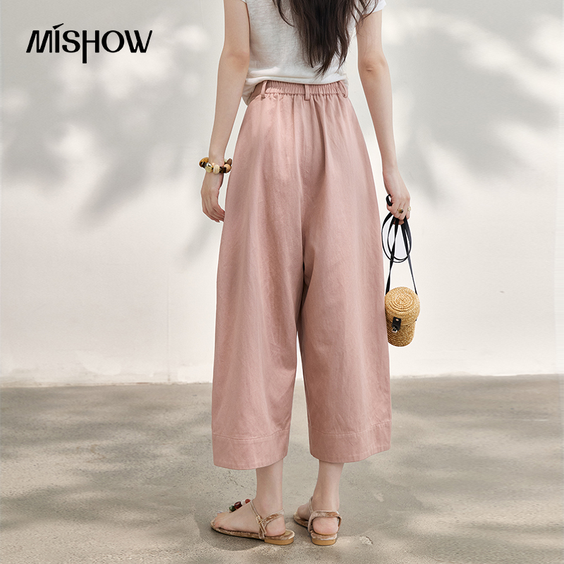 MISHOW Celana Pendek Berlipat  - Palazzo Pant Wide ulasan dan harga
