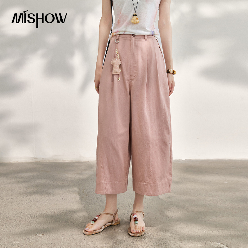 MISHOW Celana Pendek Berlipat  - Palazzo Pant Wide ulasan dan harga