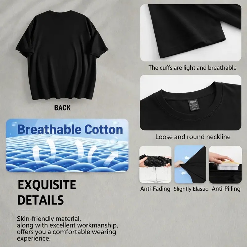 Kaos Pria Katun Berkerah Bulat - Summer Loving Clothing ulasan dan harga
