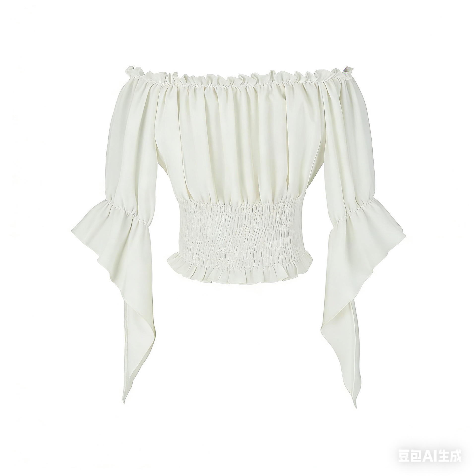 Pakaian Aristokrat Abad Perten - Off Shoulder Blouse ulasan dan harga