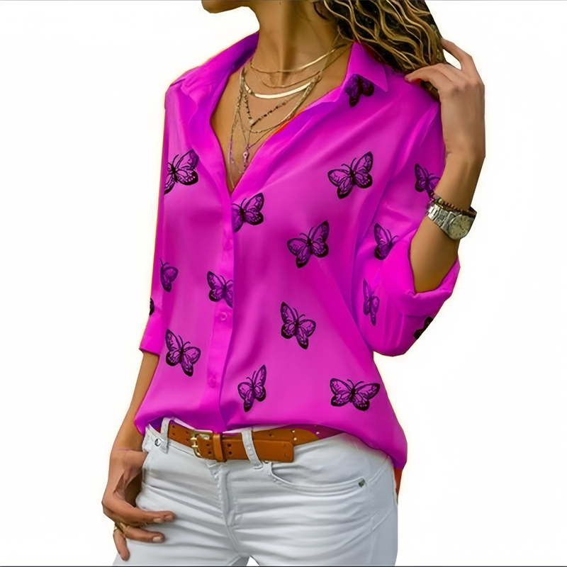 Kemeja wanita baru 2024 9 warn - Beach Shirt Hawaiian ulasan dan harga