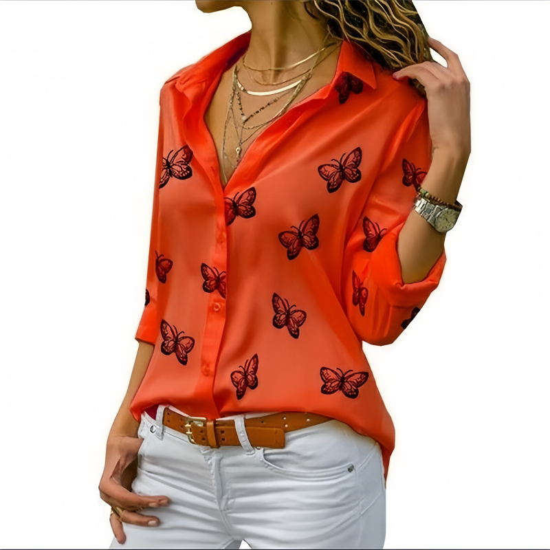 Kemeja wanita baru 2024 9 warn - Beach Shirt Hawaiian ulasan dan harga