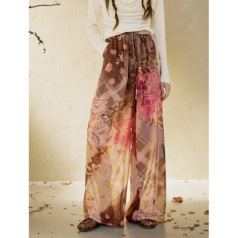 ELFSACK Celana Kaki Lebar Moti - Palazzo Pant Wide ulasan dan harga