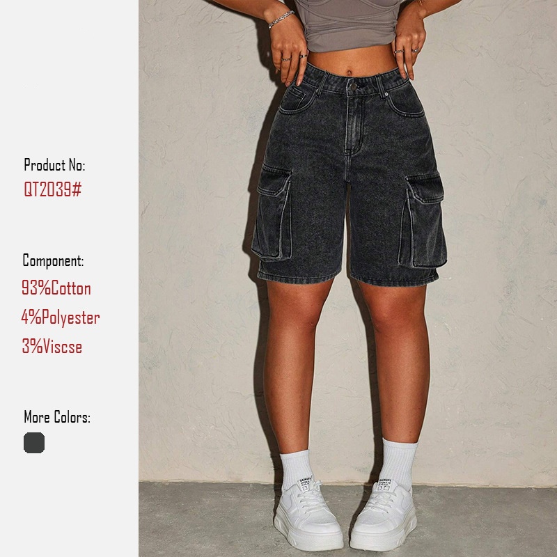 Celana Pendek Denim Retro Wani - Summer Clothing Vintage ulasan dan harga