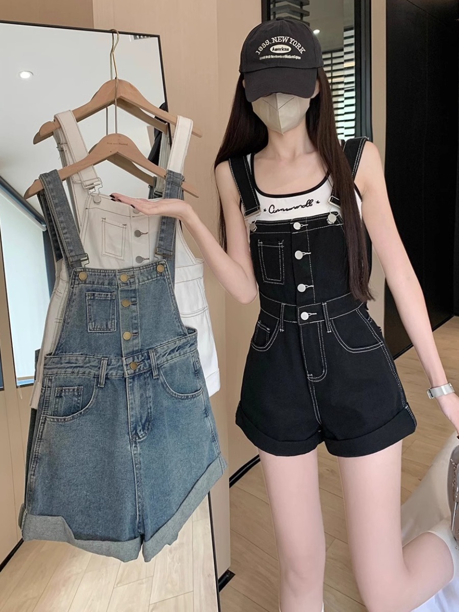 Romper Wanita Suspender Solid  - Summer Loving Clothing ulasan dan harga