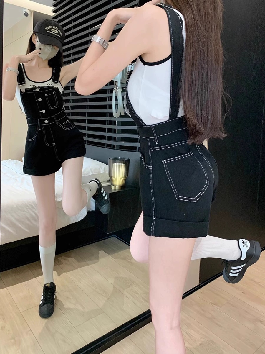 Romper Wanita Suspender Solid  - Summer Loving Clothing ulasan dan harga