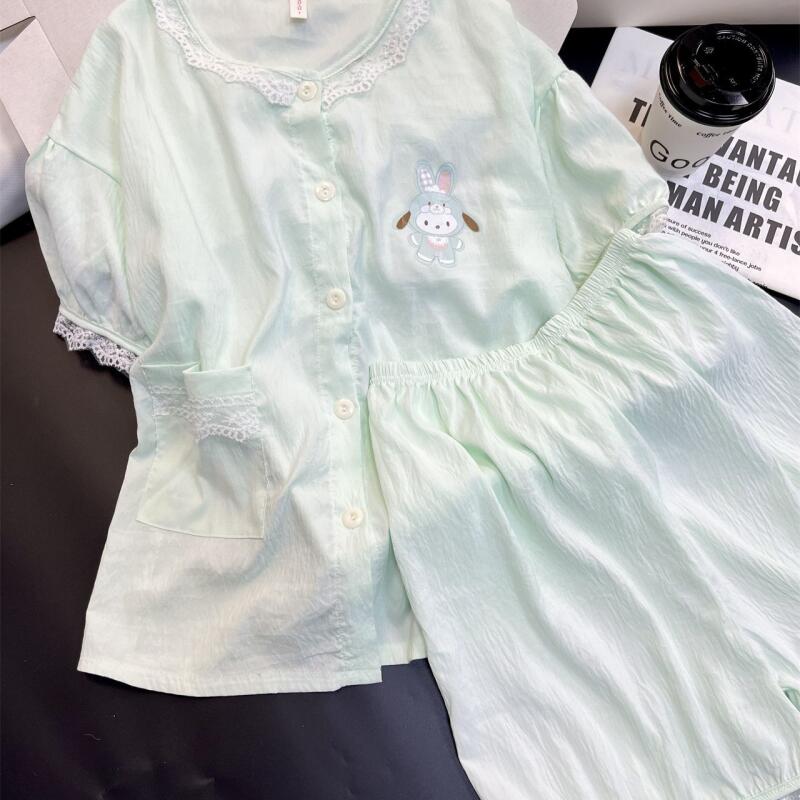 Piyama Dua Potong Lengan Pende - Summer Clothes ulasan dan harga