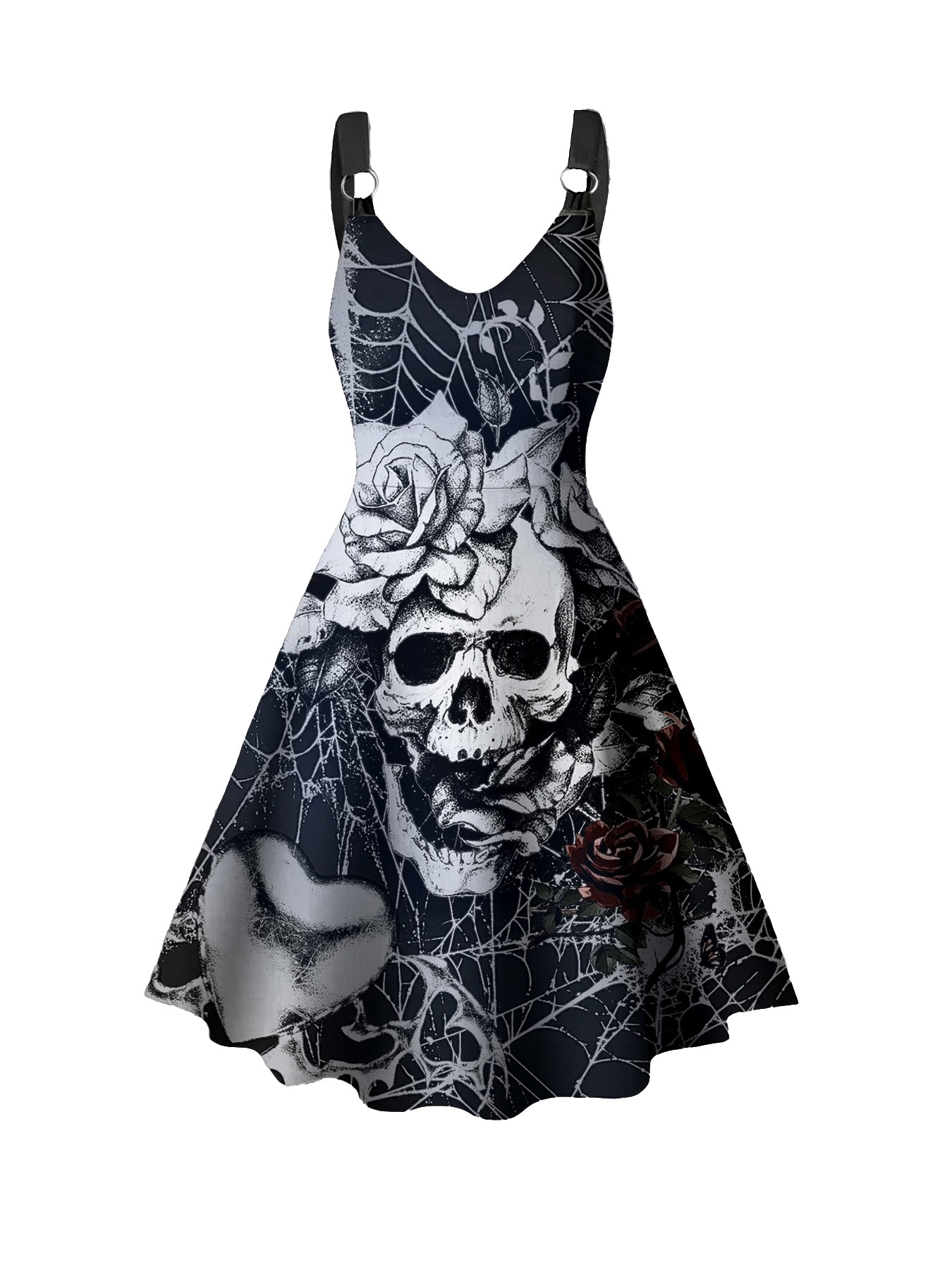 Gaun Goth Punk Ukuran Besar Wa - Summer Goth Clothing ulasan dan harga