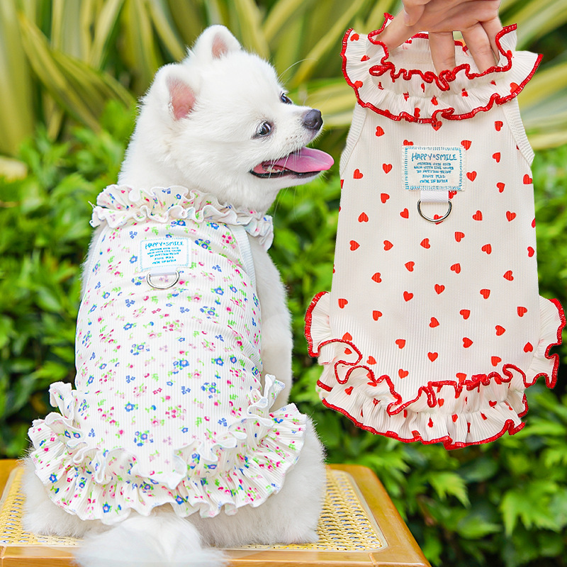 Gaun Anjing Bermotif Bunga, Pa - Summer Loving Clothing ulasan dan harga