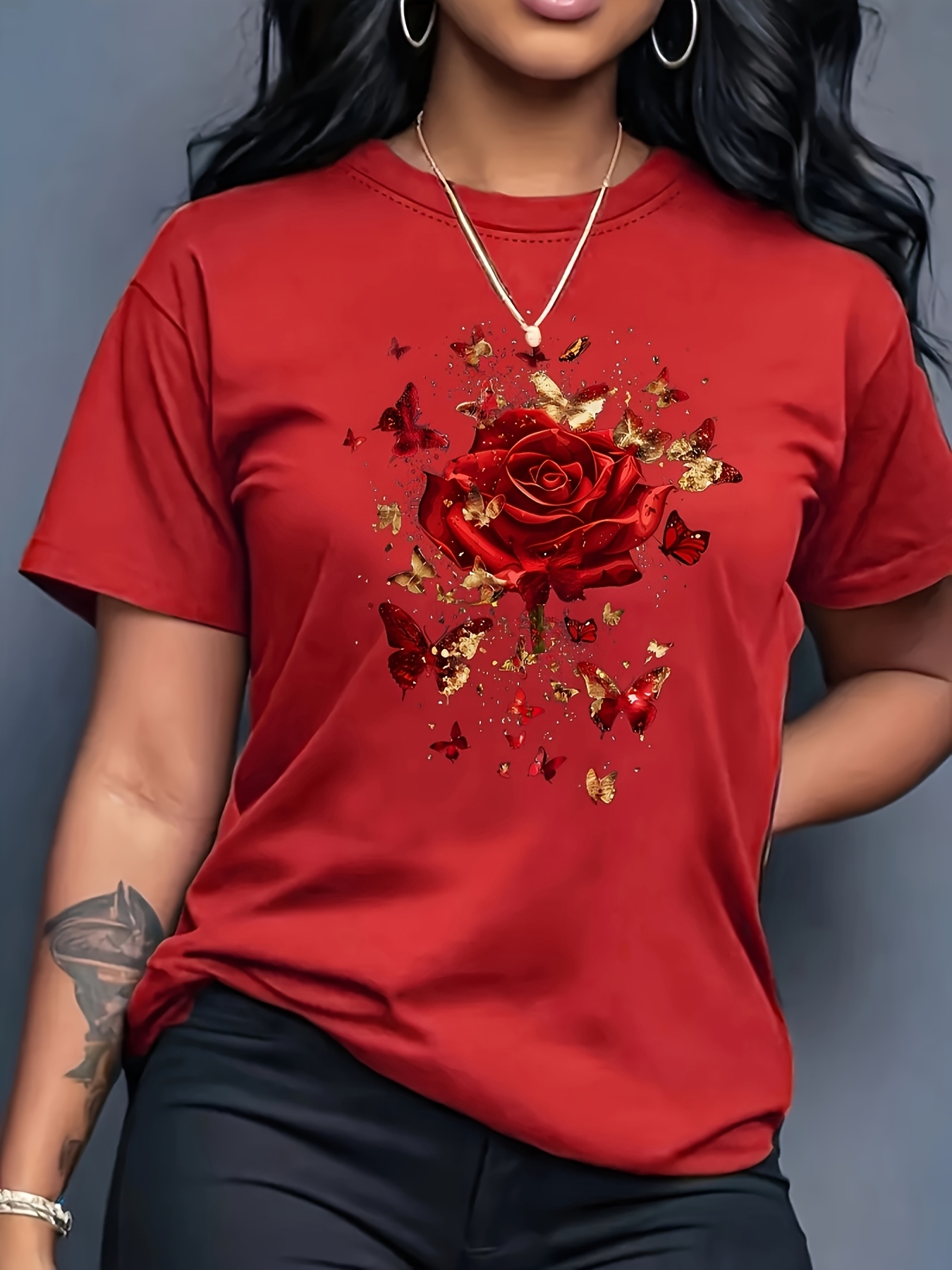 Kaus Olahraga Kasual Wanita Ka - Summer Rose Clothing ulasan dan harga
