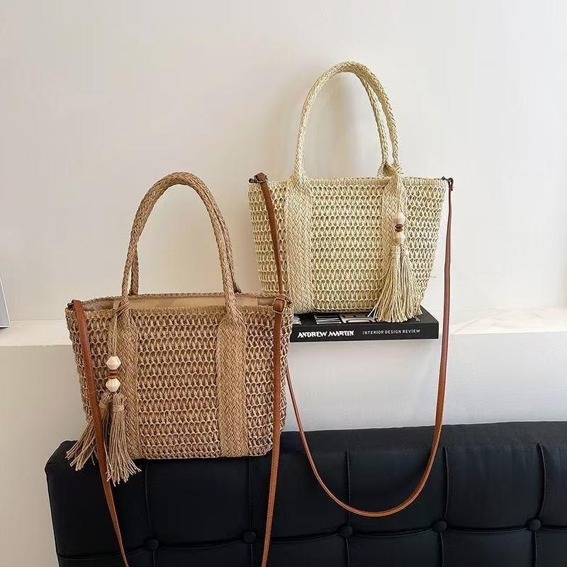 Tas Selempang Wanita Gaya Baru - Beach Bag Straw ulasan dan harga