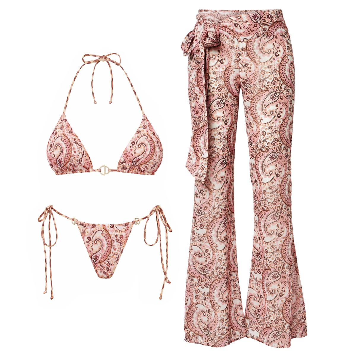 2 Buah Baju Renang Wanita Berm - Bikini Set Push Up ulasan dan harga