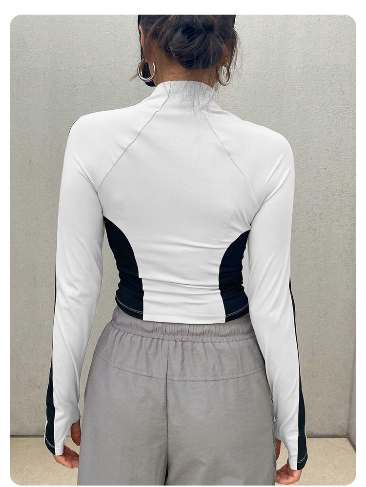 Jaket Yoga Kerah Tinggi untuk  - Summer Clothes ulasan dan harga