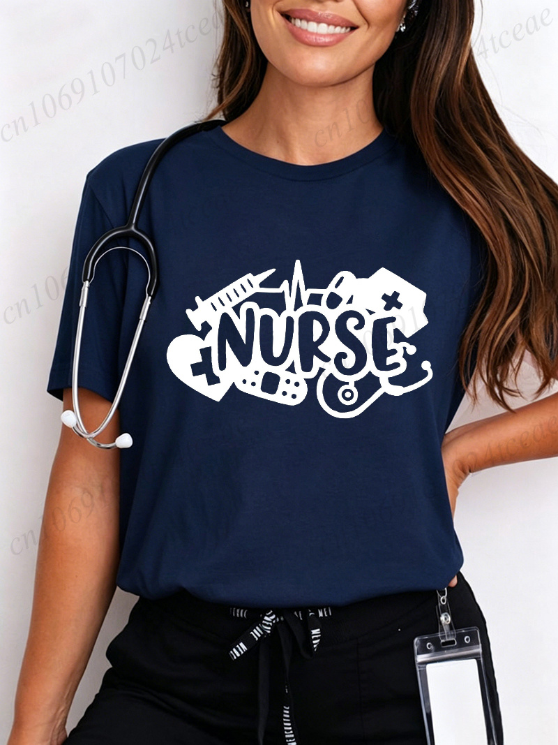 Kaus Wanita Love Nurse Kaus Gr - Summer Loving Clothing ulasan dan harga