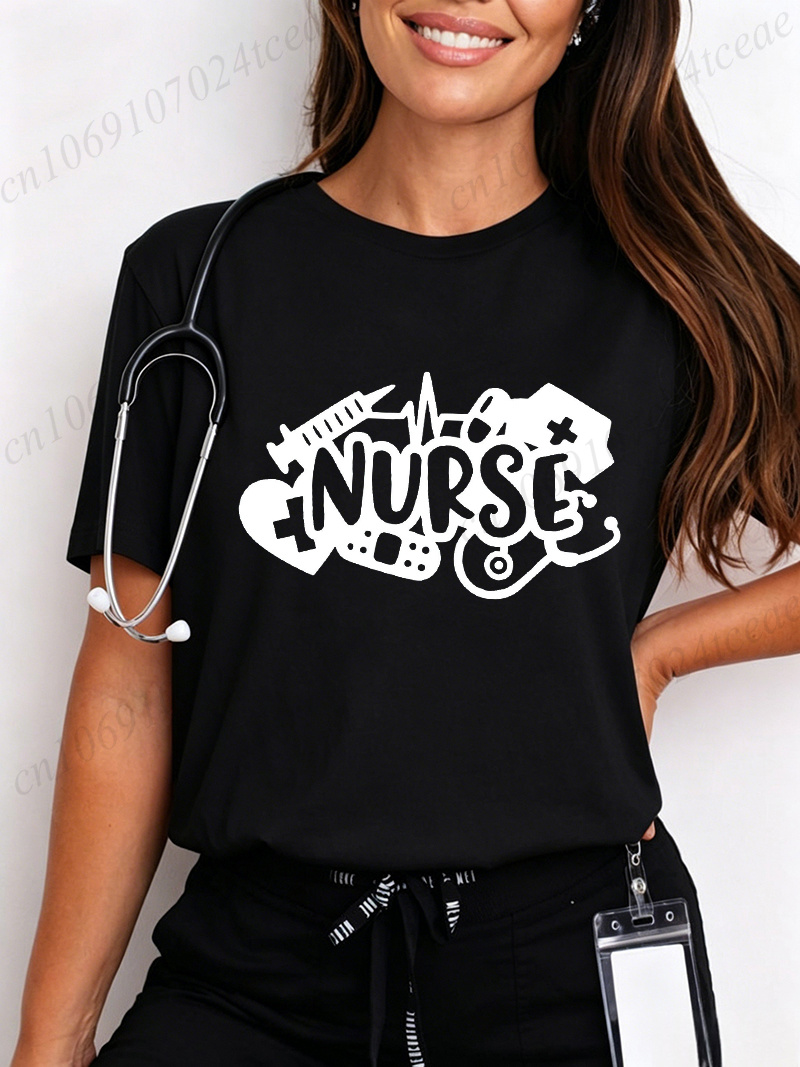 Kaus Wanita Love Nurse Kaus Gr - Summer Loving Clothing ulasan dan harga