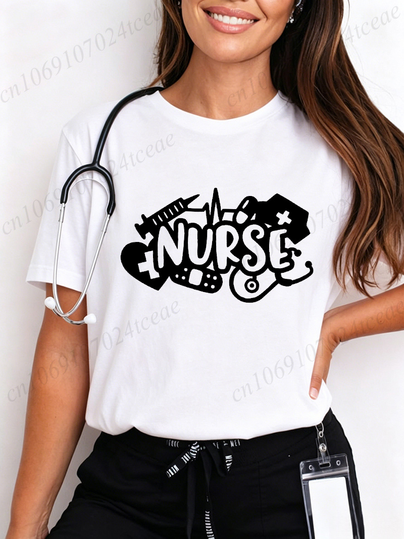 Kaus Wanita Love Nurse Kaus Gr - Summer Loving Clothing ulasan dan harga