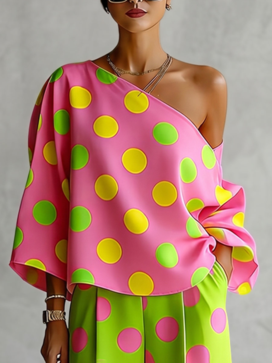 Setelan Wanita Missuoo 2 Poton - Off Shoulder Blouse ulasan dan harga