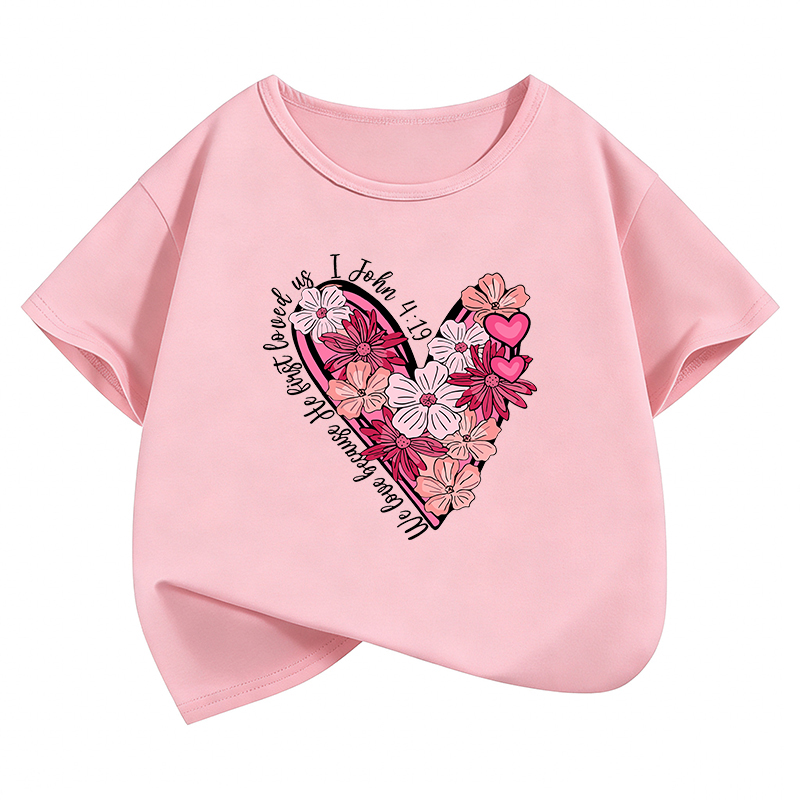Kaos Desain Hati Cinta Motif B - Summer Loving Kids Clothing ulasan dan harga