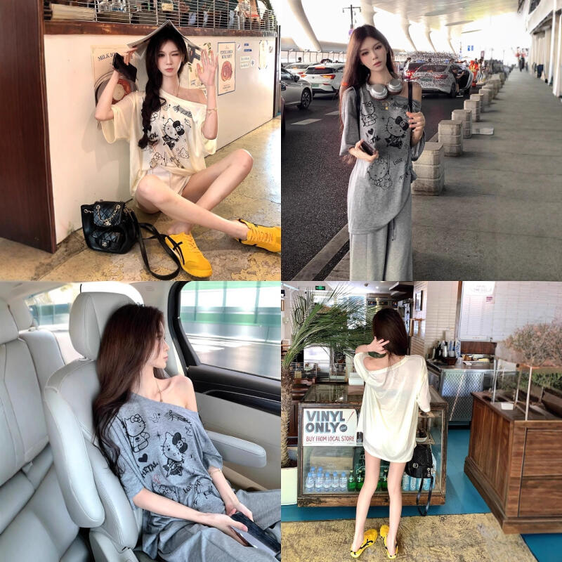 Blus Pelindung Sinar Matahari  - Off Shoulder Blouse ulasan dan harga