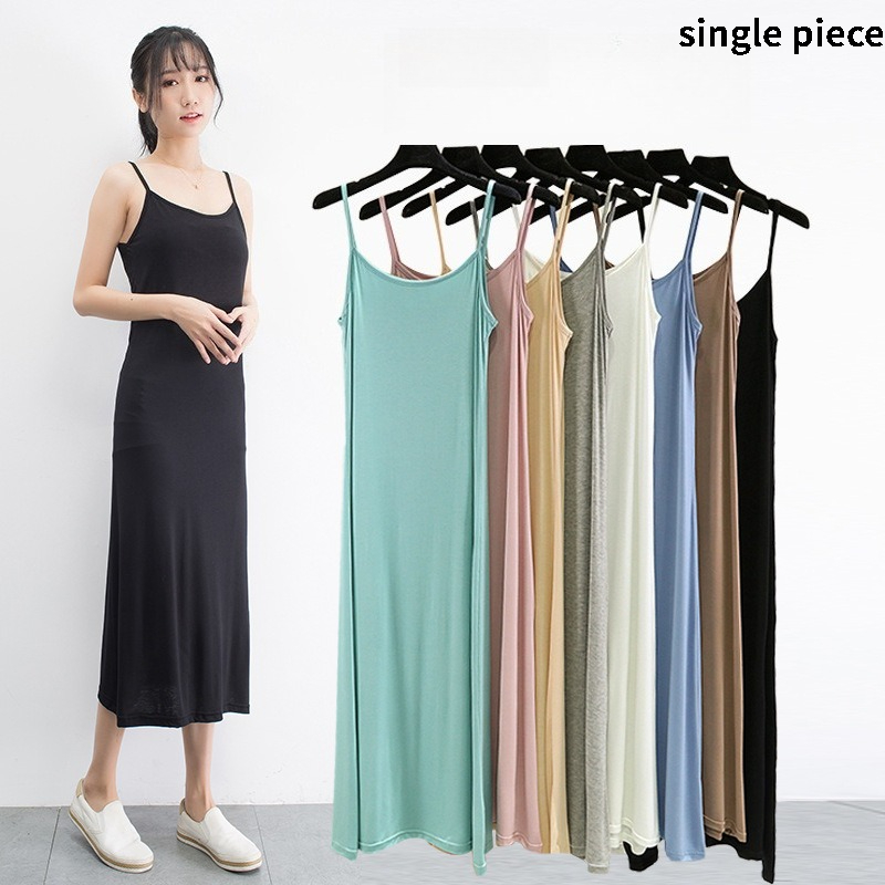 Gaun Vest Modal untuk Wanita,  - Summer Holiday Clothing Women ulasan dan harga