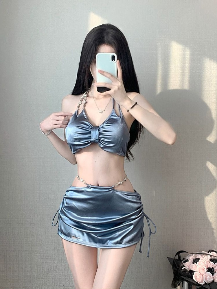 Set Bikini Tali Tipis Elegan W - Bikini Set Push Up ulasan dan harga