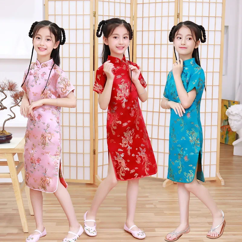 Gaun Cheongsam Anak Musim Pana - Summer Clothing Baby Girl ulasan dan harga