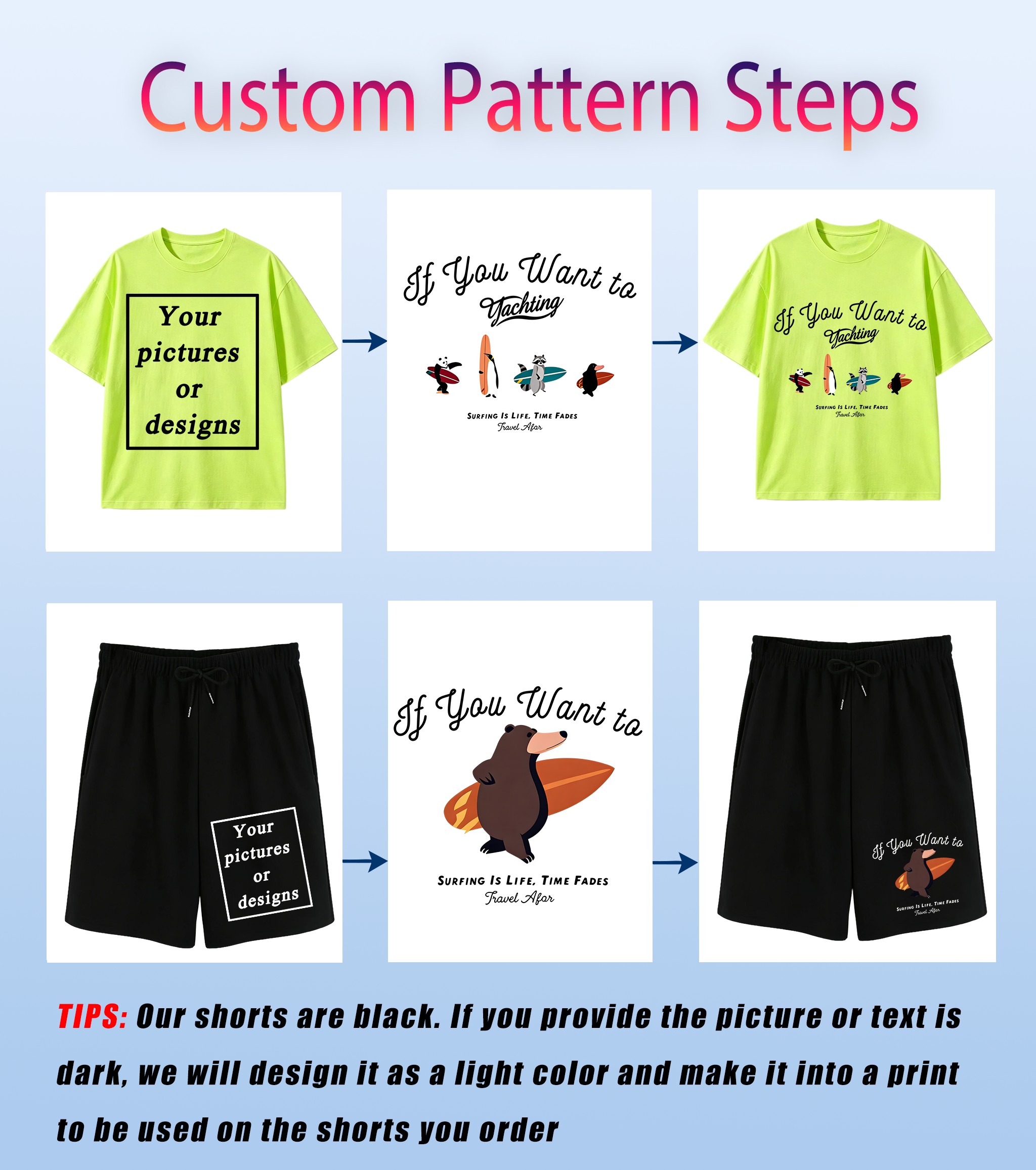 Set Kaus Nyaman Kustom Pola Pr - Summer Clothing Patterns ulasan dan harga