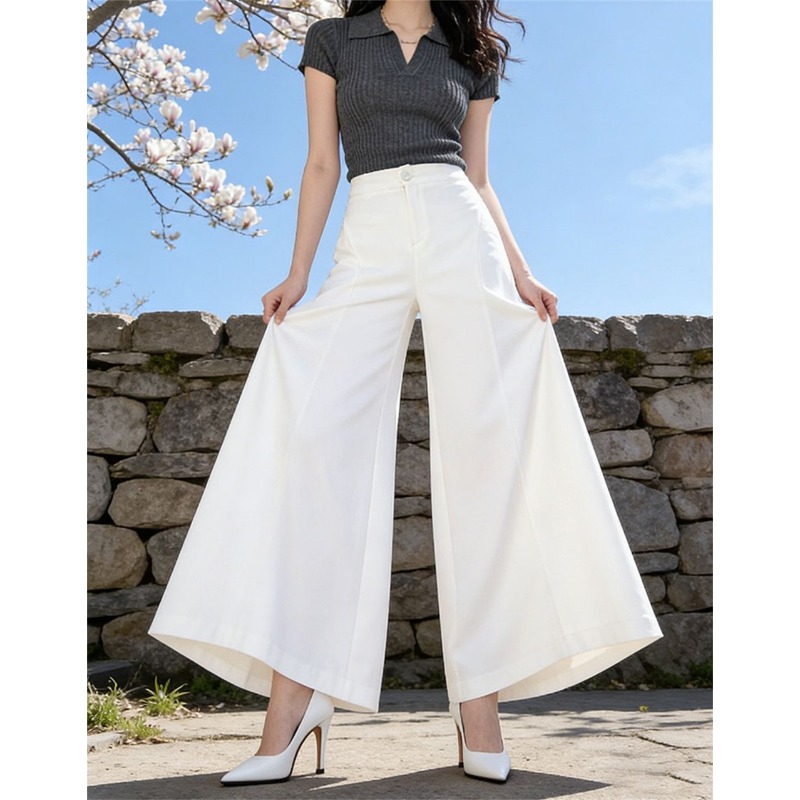 Celana Panjang Wanita High Wai - Palazzo Pant Wide ulasan dan harga