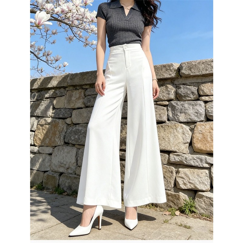 Celana Panjang Wanita High Wai - Palazzo Pant Wide ulasan dan harga