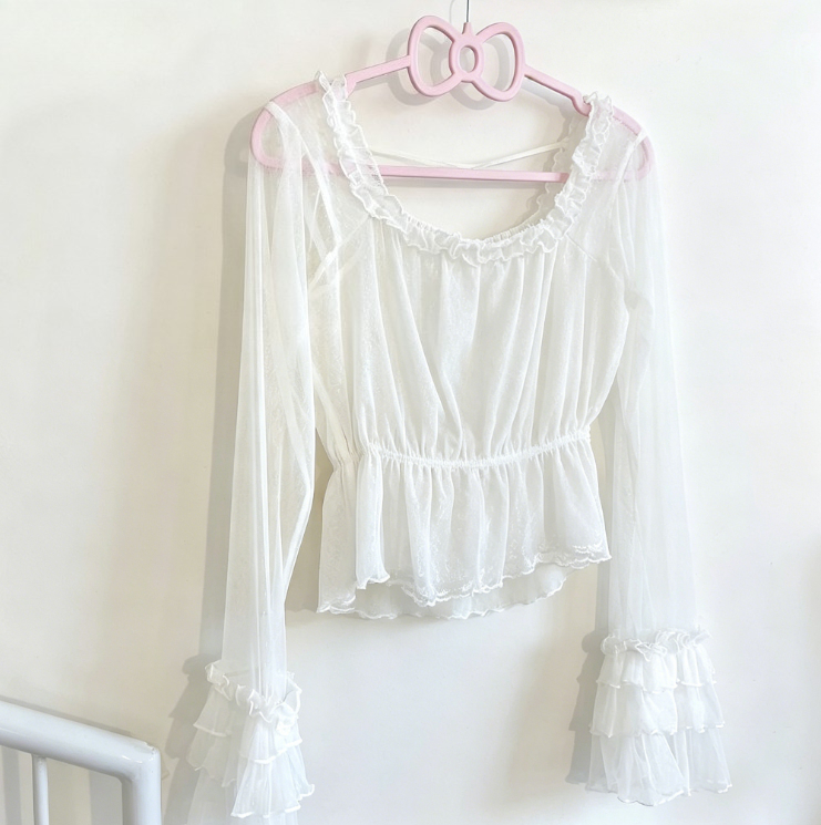 Blus Lolita Manis Jepang Wanit - Summer Goth Clothing ulasan dan harga