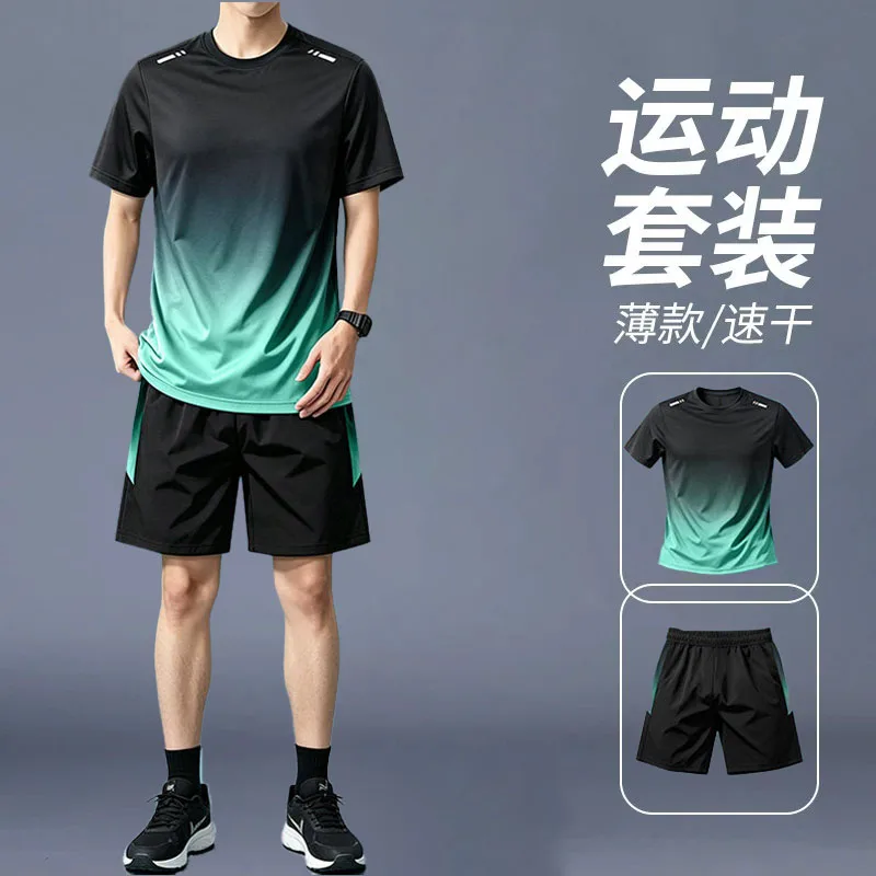 Setelan olahraga lari pria, ka - Yours Summer Clothing ulasan dan harga