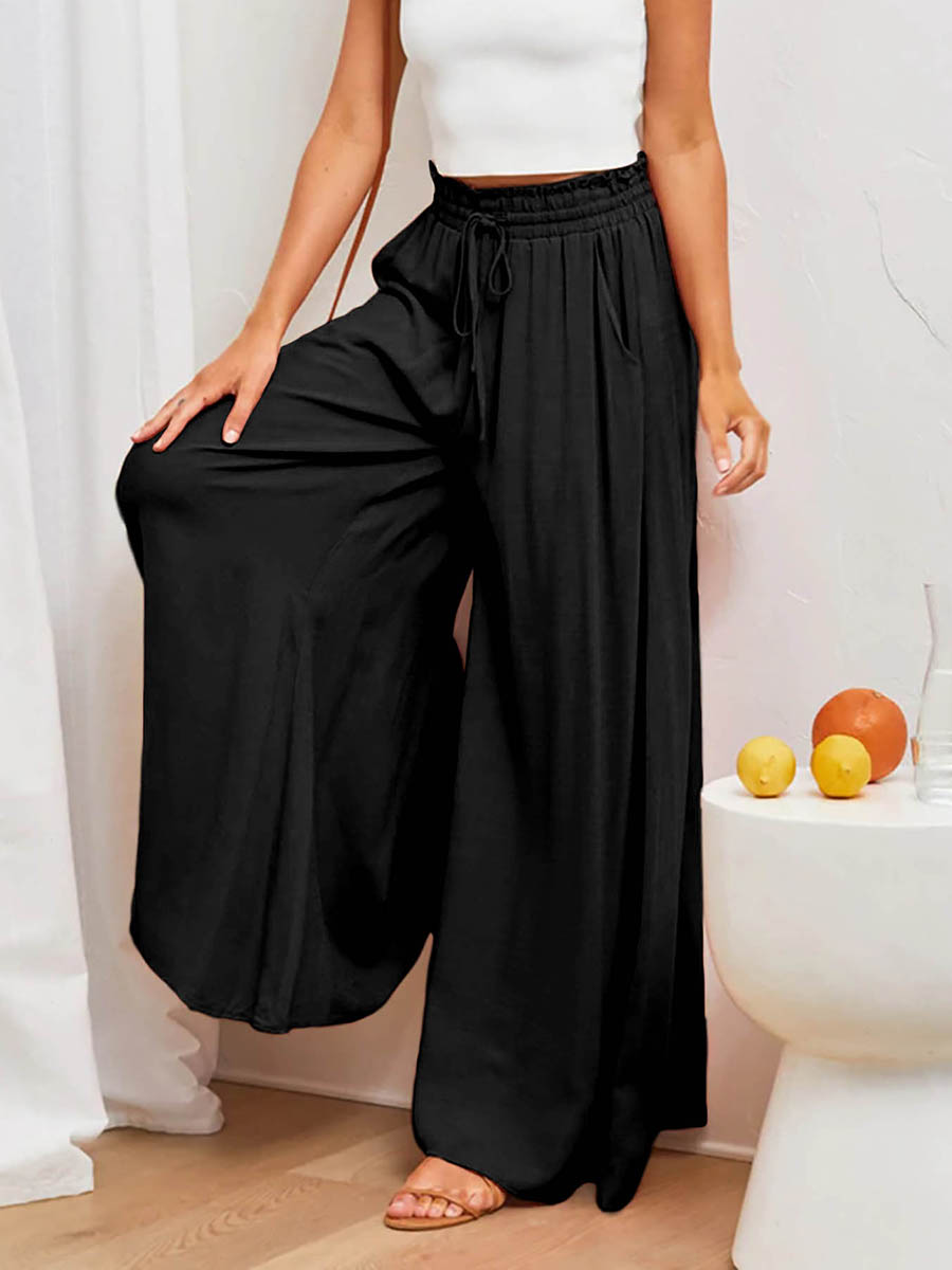 Celana Wanita Pinggang Tinggi  - Palazzo Pant Wide ulasan dan harga