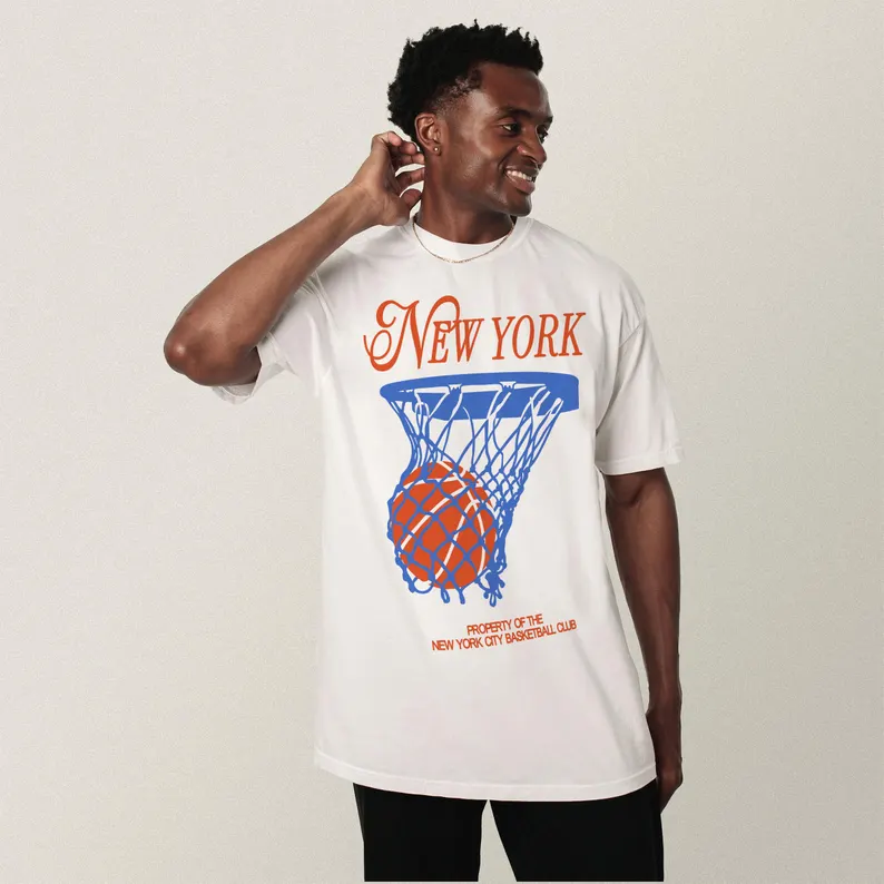 Kaus Basket New York Pria dan  - Summer Clothing Nyc ulasan dan harga