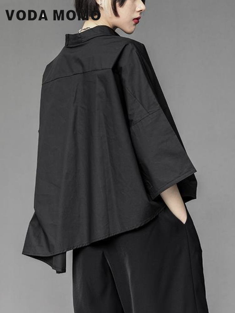Y2K blus sifon wanita, atasan  - Summer Goth Clothing ulasan dan harga